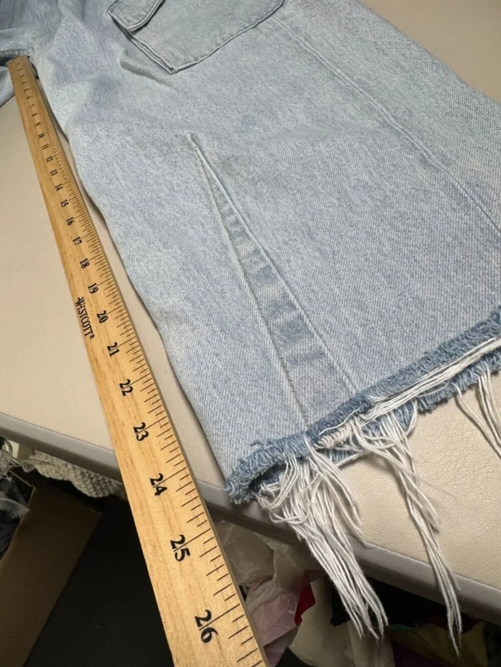 Citizens Of Humanity Surplus Gema High Rise Light Wash Cargo Jeans 28 Blue